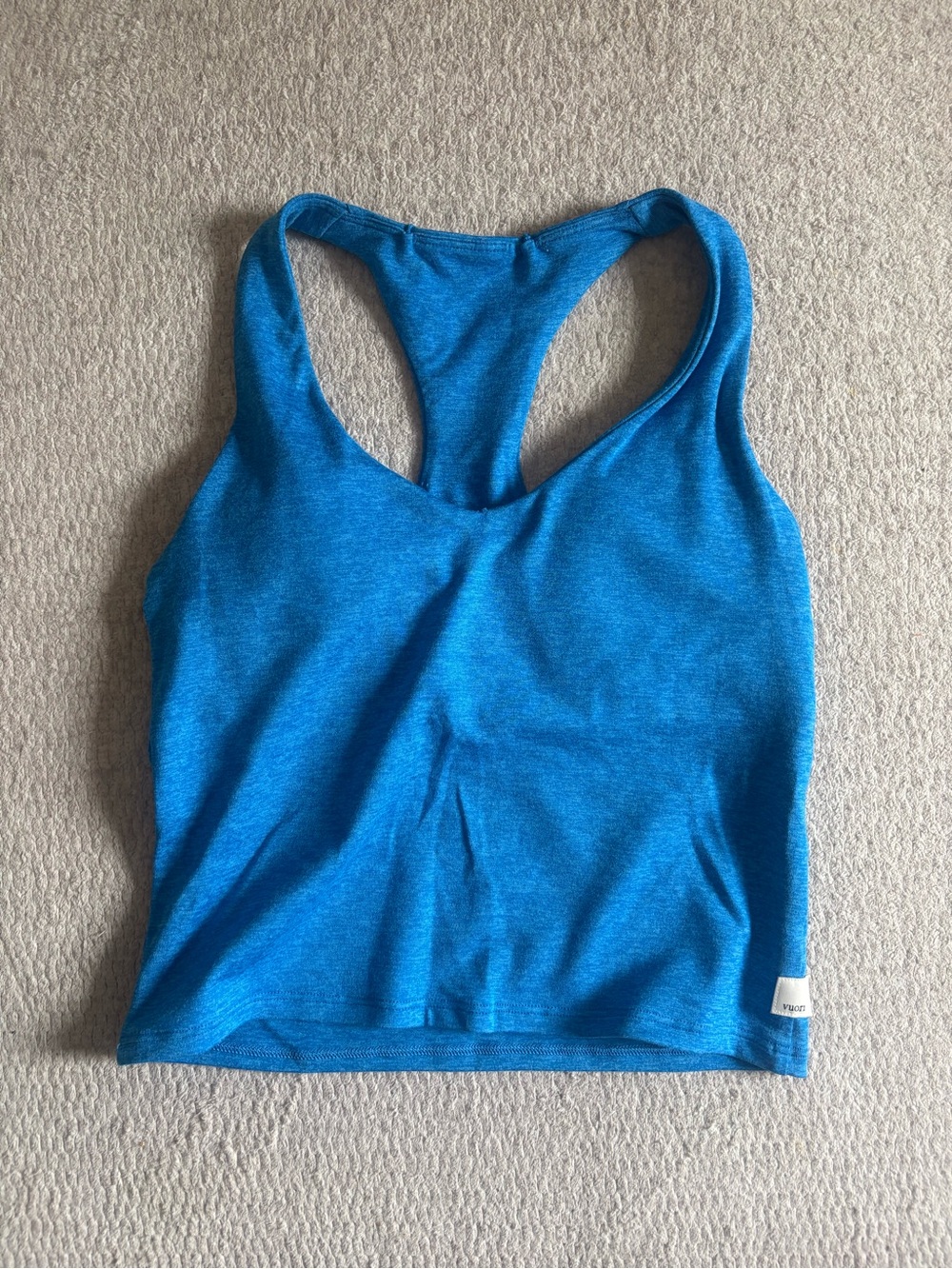 Vuori Blue Racerback Tank - Bright Teal